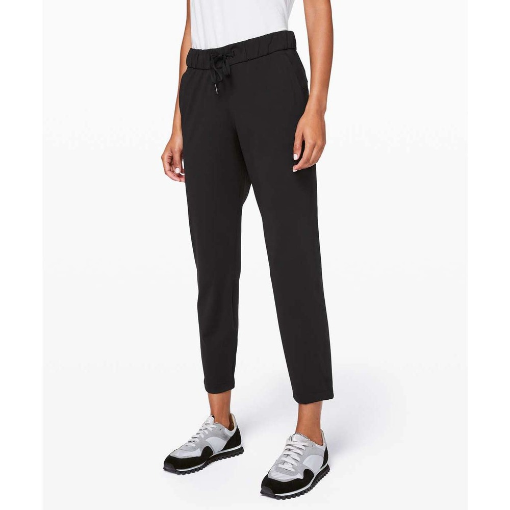 Lululemon Women's Black On the Fly 7/8 Pants Size 6 Inseam 27